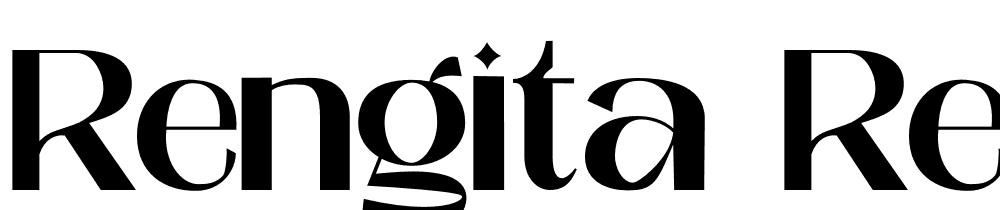 Rengita-Regular font family download free