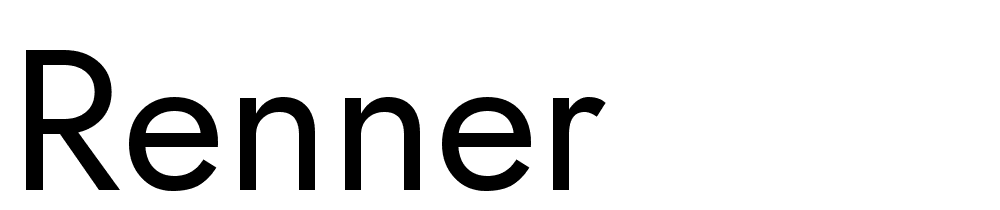 renner font family download free