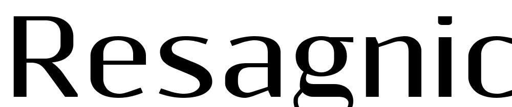 resagnicto font family download free