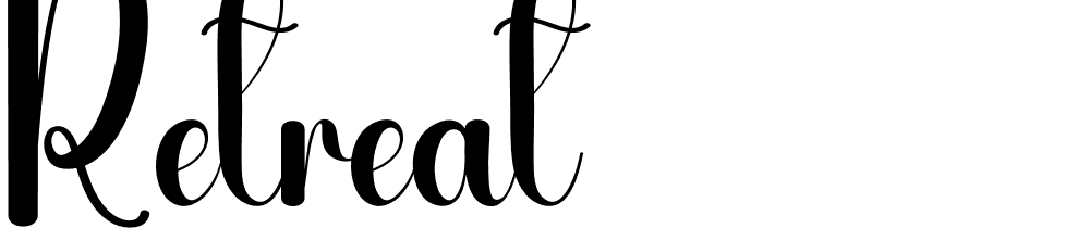 Retreat font family download free