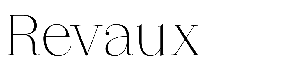 Revaux font family download free