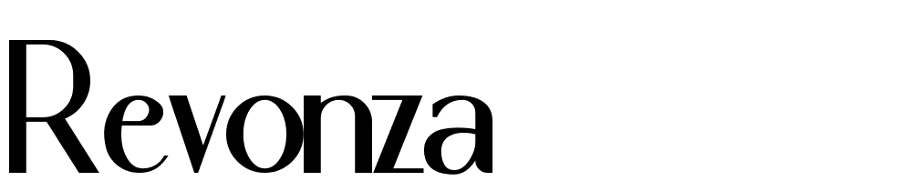 REVONZA font family download free