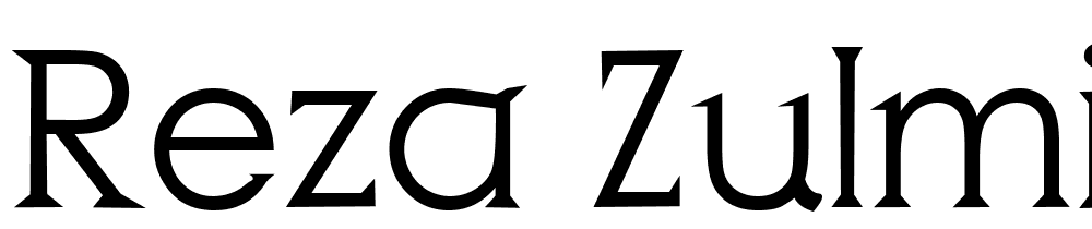 Reza-Zulmi-Serif font family download free