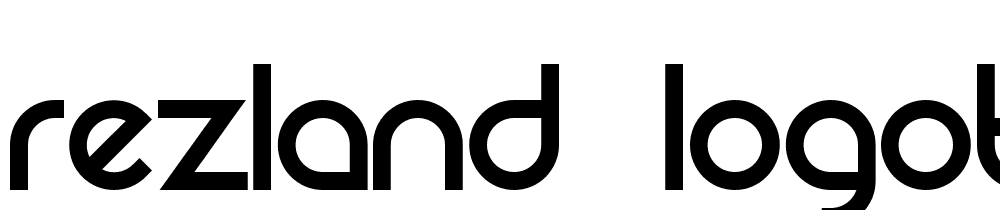 Rezland-Logotype-Font font family download free