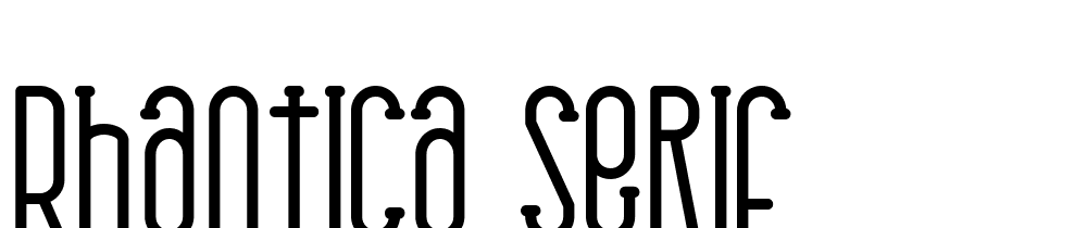 Rhantica-Serif font family download free