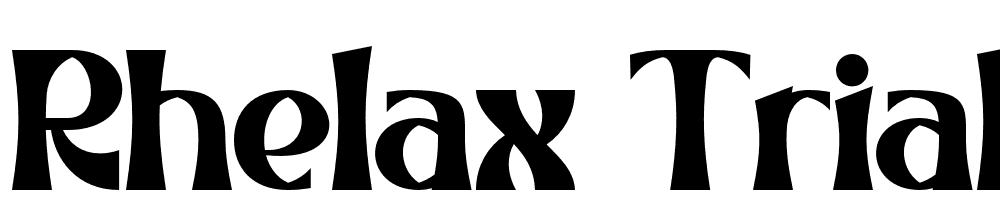 RHELAX-trial-Regular font family download free