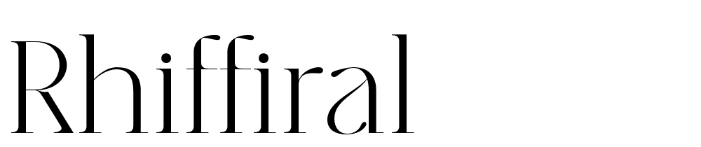 rhiffiral font family download free