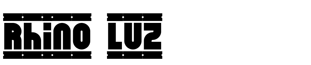 Rhino-Luz font family download free