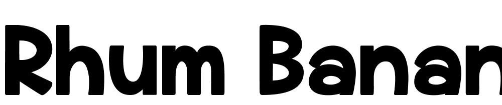 rhum_banane font family download free