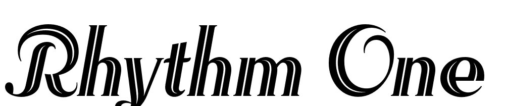 Rhythm-One font family download free