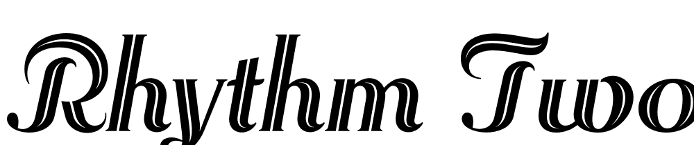 Rhythm-Two font family download free