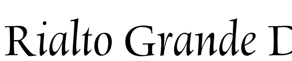 Rialto-Grande-dF-Italic font family download free