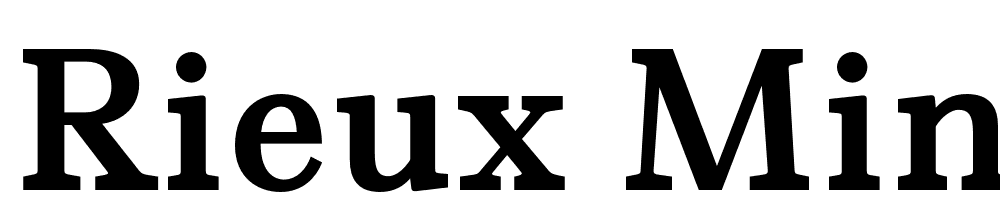 Rieux Minus font family download free