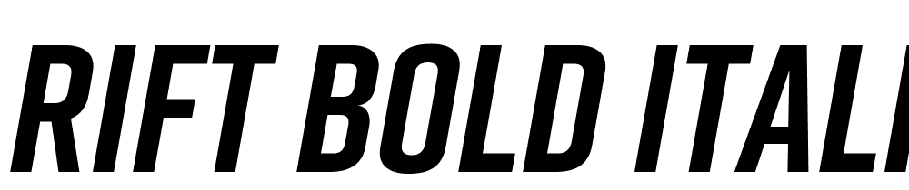 Rift-Bold-Italic font family download free