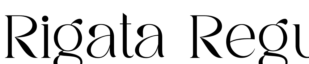 RIGATA-Regular font family download free