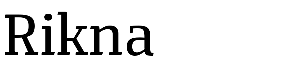 Rikna font family download free