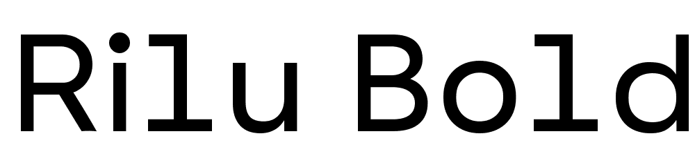 Rilu-Bold font family download free