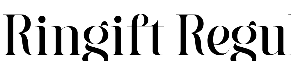 Ringift-Regular font family download free