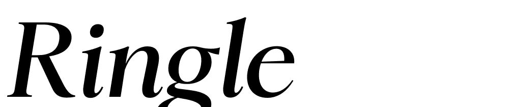 Ringle font family download free