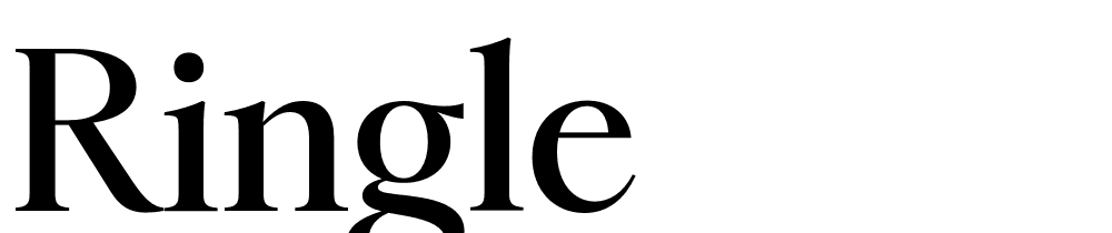 Ringle font family download free