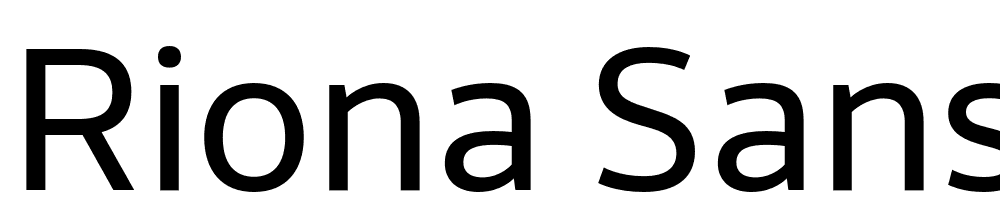 Riona Sans font family download free