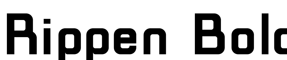 Rippen-Bold font family download free