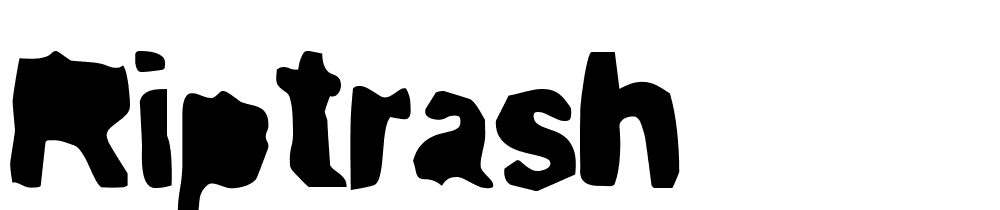 riptrash font family download free