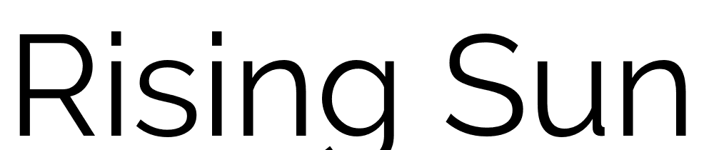 Rising-Sun font family download free