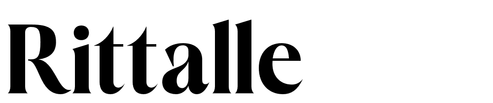 Rittalle font family download free