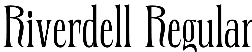 Riverdell-Regular font family download free