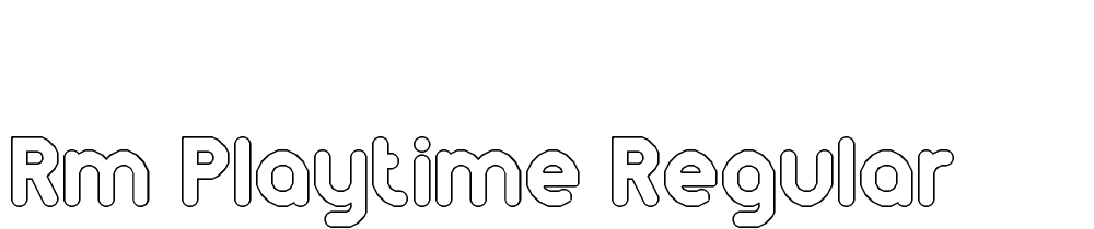 RM-Playtime-Regular font family download free