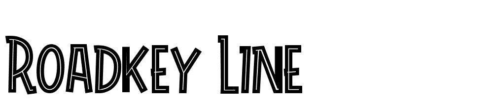 roadkey_line font family download free