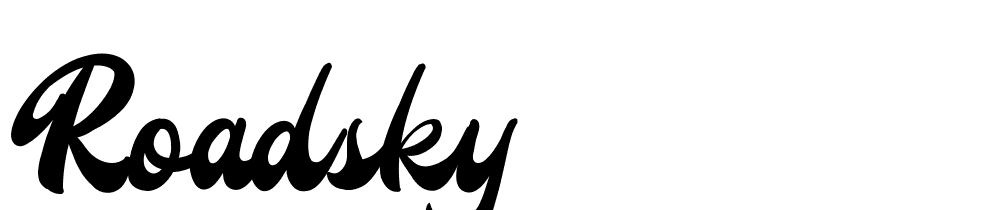 Roadsky font family download free