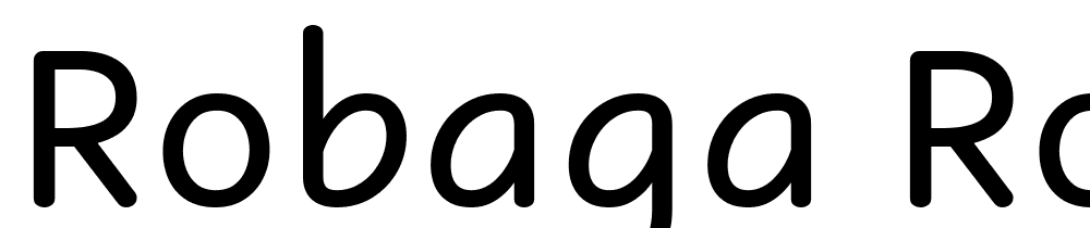 Robaga-Rounded font family download free