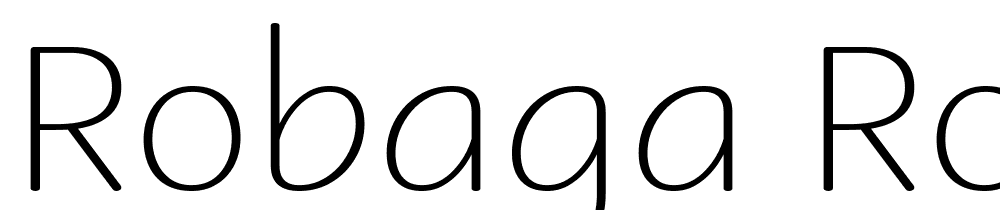 Robaga-Rounded-Thin font family download free