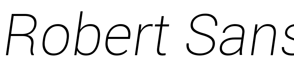 Robert-Sans-ExtraLight-Italic font family download free