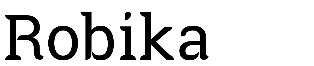 robika font family download free