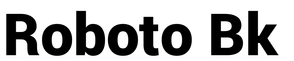 Roboto-Bk font family download free