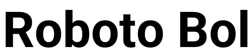 Roboto-Bold font family download free