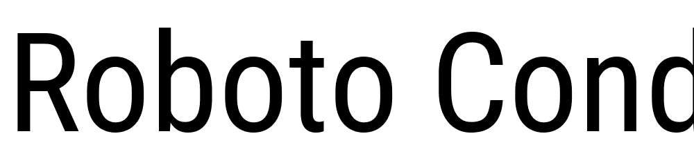 Roboto-Condensed font family download free