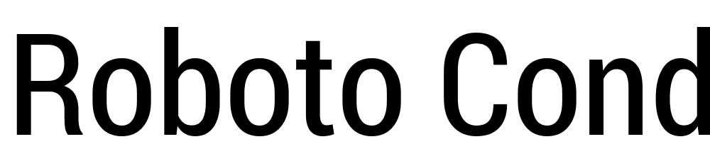 Roboto-Condensed-Regular font family download free