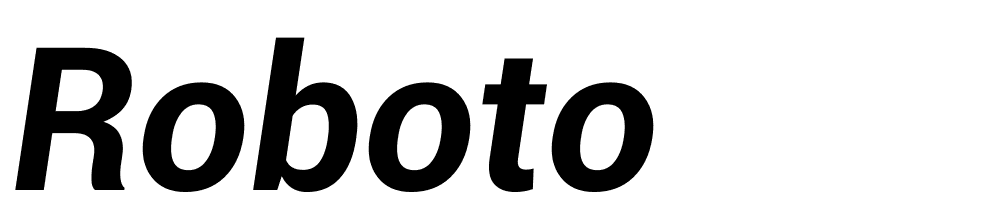 Roboto font family download free