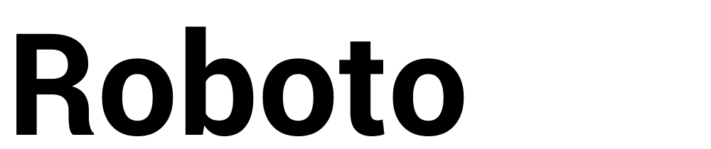 Roboto font family download free