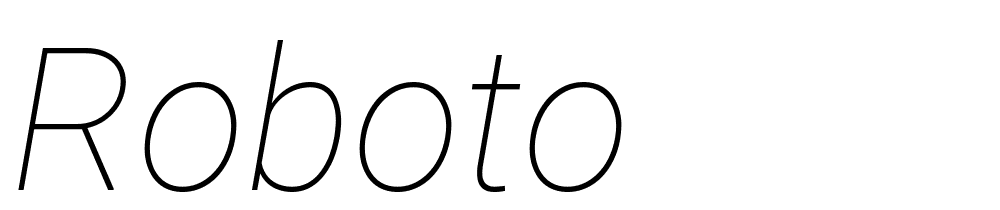 Roboto font family download free