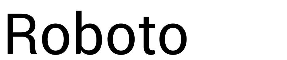 Roboto font family download free