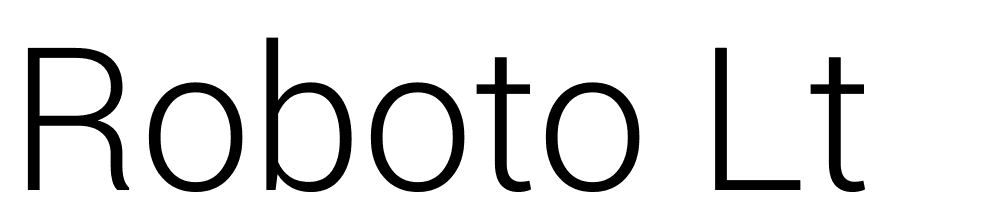 Roboto-Lt font family download free