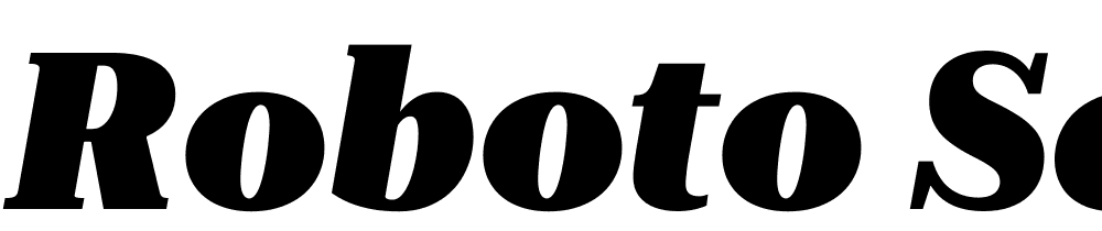 Roboto-Serif-120pt-Black-Italic font family download free