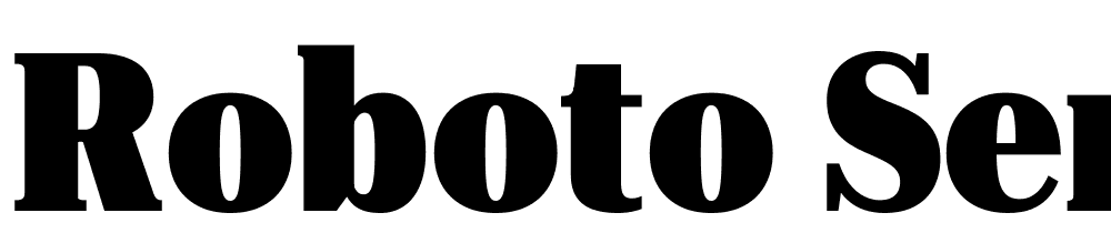 Roboto-Serif-120pt-Condensed-Black font family download free