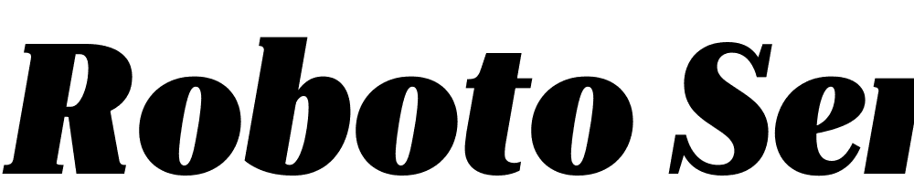 Roboto-Serif-120pt-Condensed-Black-Italic font family download free
