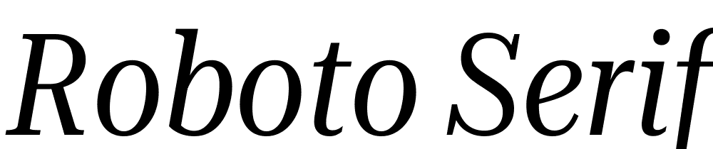 Roboto-Serif-120pt-Condensed-Italic font family download free